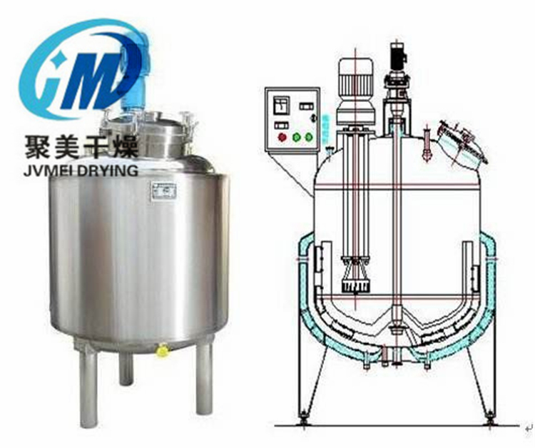 双搅拌刮板式反应罐